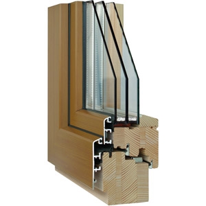 thumb Holz-Aluminium-Fensterquerschnitt