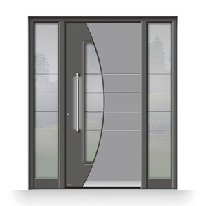 Pirnar-Haustür aus Glas - TFZ Leipzig